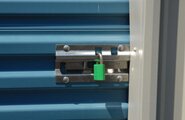 Lock on a storage unit